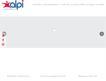Tablet Screenshot of e-alpi.be